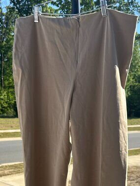 Doncaster Beige Dress Pants Size 14 Classic Straight Leg